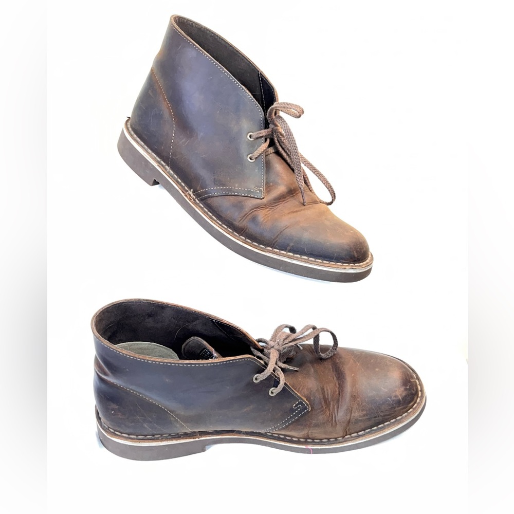 CLARKS Men LEATHER BOOTS 10.5 - Picture 7 of 7